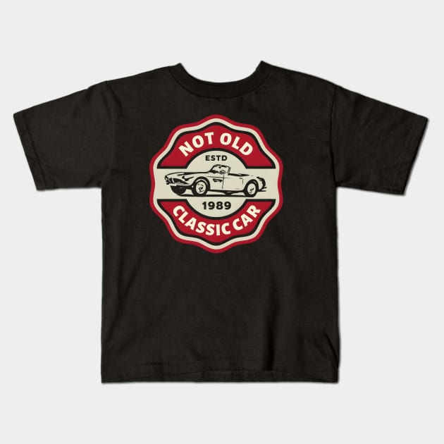 not old classic car Kids T-Shirt by designs lovers